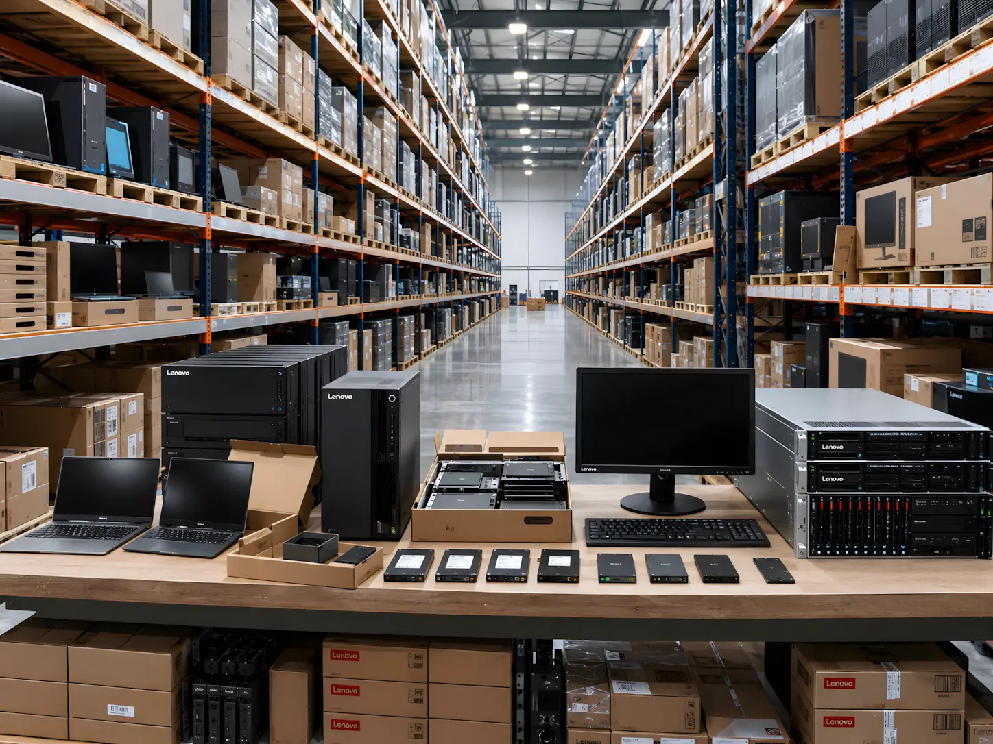 Распродажа оборудования Lenovo: складские партии дешевле новой поставки